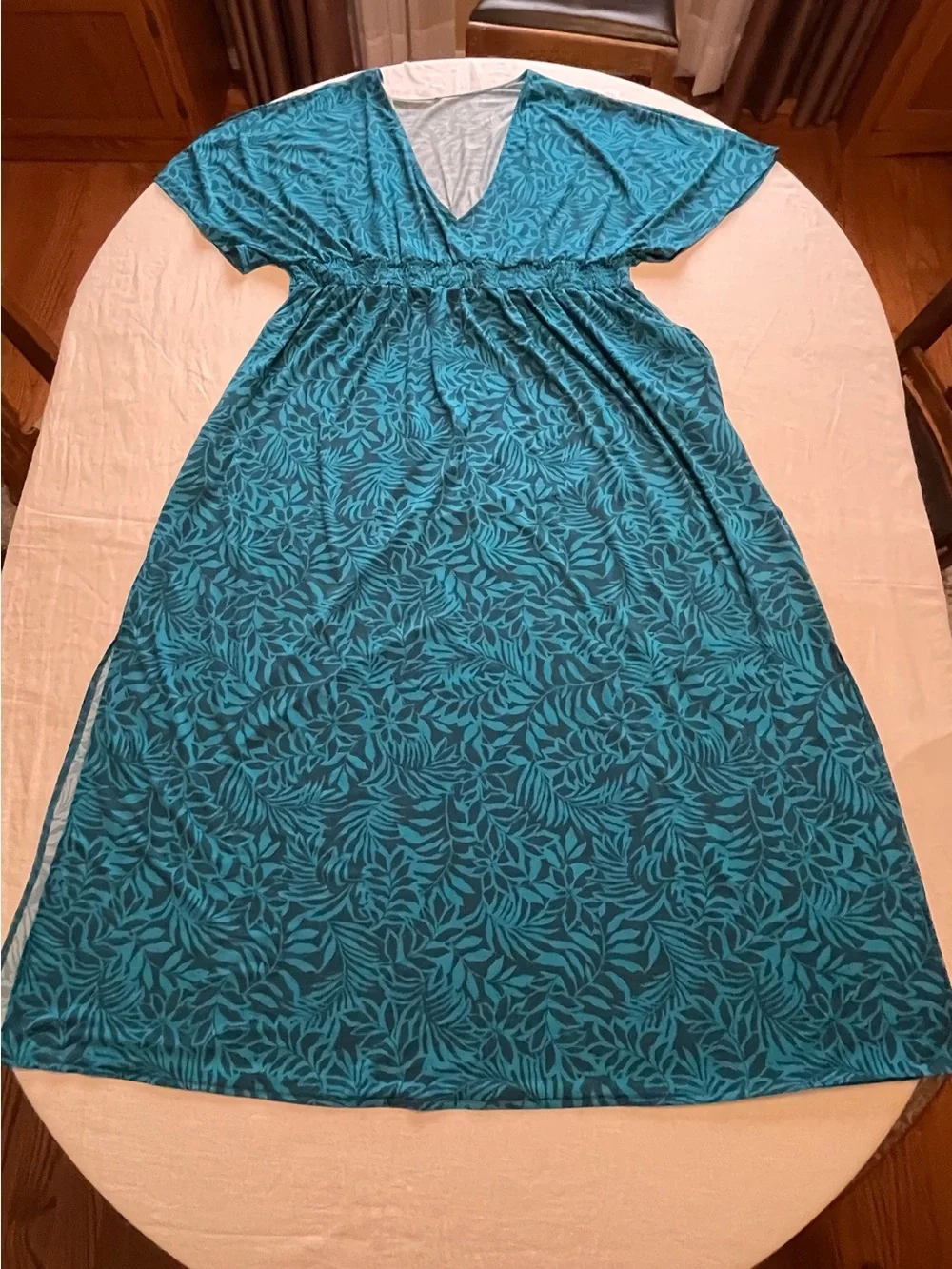 Swimsuit for All PACK & GO WRINKLE-RESISTANT MAXI COVER UP DRESS 22/24 - Picture 2 of 9